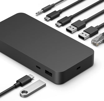 Microsoft Surface Dock 2 with 4 USB-C, 2 USB-A, Ethernet & Audio Ports - 5
