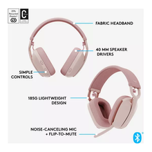 LOGITECH Zone Vibe 100 Wireless Headset [Rose] - 6