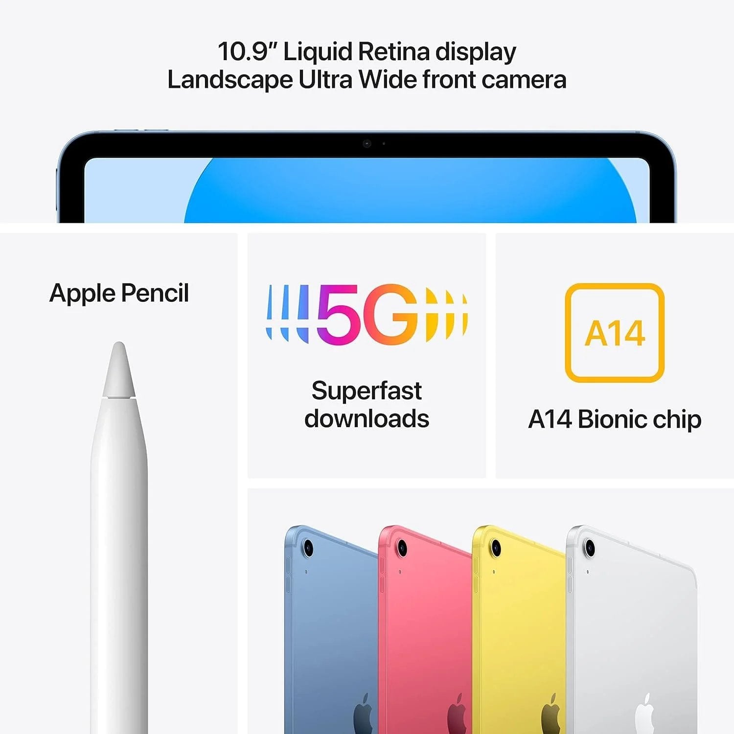 Apple 2022 10.9-inch iPad (Wi-Fi, 256GB) - Silver (10th generation) - 3