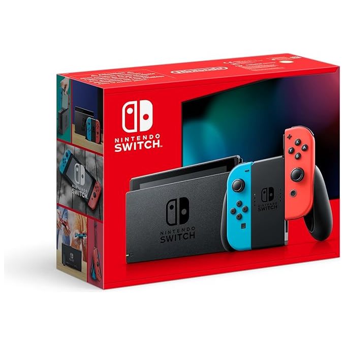 Nintendo Switch (Neon Red/Neon blue) - 4