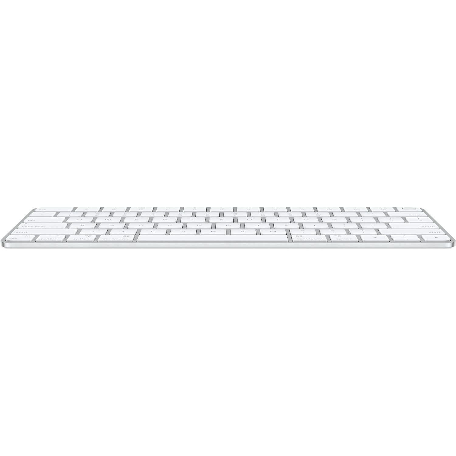 Apple Magic Keyboard with Touch ID: Bluetooth, rechargeable. Works with Mac computers silicon; British English, white keys with varities of Colours - 2
