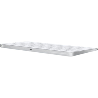Apple Magic Keyboard with Touch ID: Bluetooth, rechargeable. Works with Mac computers silicon; British English, white keys with varities of Colours - 1