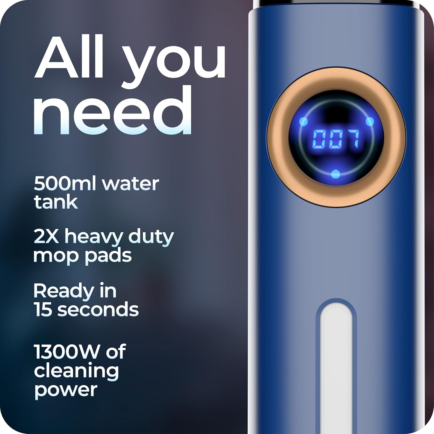 Avalla T-20 high pressure steam mop - blue - 6