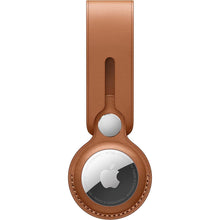 AirTag Leather Loop - Saddle Brown - 1