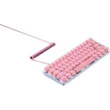 RAZER PBT Keycap & Coiled Cable - UK/US Layout, Quartz Pink - 1