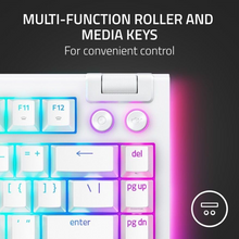 RAZER BlackWidow V4 75% Mechanical Gaming Keyboard - White Edition - (Orange Switches) - US Layout - 4