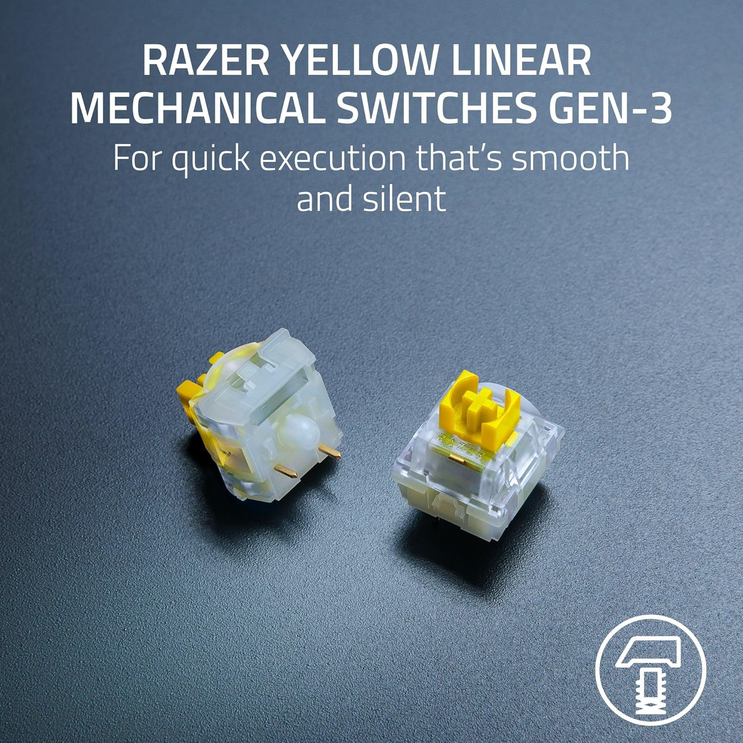 RAZER BlackWidow V4 X Mechanical Gaming Keyboard - Fortnite Edition - Linear (Yellow Switches) US Layout - 2