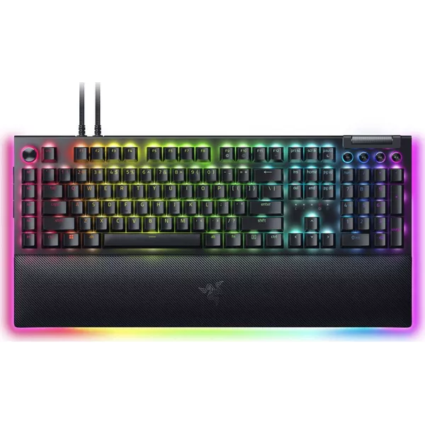 RAZER Blackwidow V4 Pro Mechanical Gaming Keyboard - Black - Clicky (Green Switches) US Layout - 1