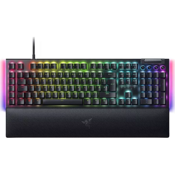 RAZER Blackwidow V4 Mechanical Gaming Keyboard - Black - Clicky (Green Switches) UK Layout - 1