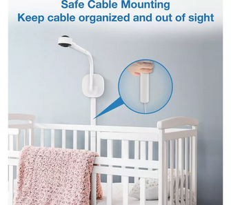 VTECH RM7787HD 7" Full HD Over-The-Cot WiFi Baby Monitor - White - 9
