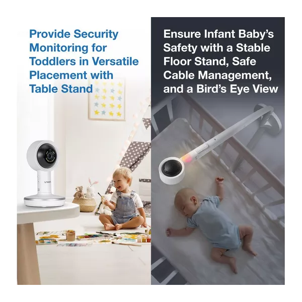 VTECH RM7787HD 7" Full HD Over-The-Cot WiFi Baby Monitor - White - 10