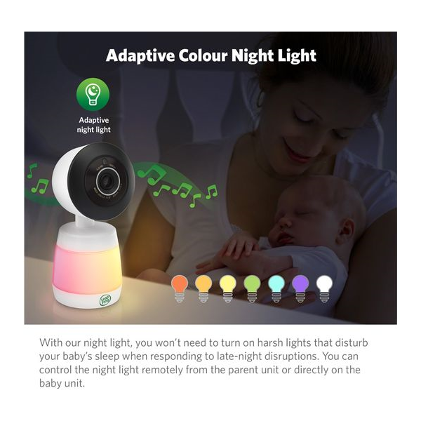 LEAPFROG LF2936FHD 5.5" Smart Video Baby Monitor - White - 5