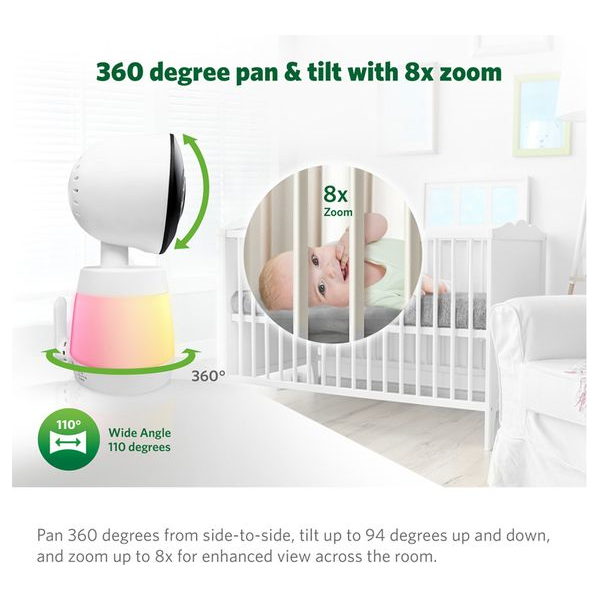 LEAPFROG LF2936FHD 5.5" Smart Video Baby Monitor - White - 6