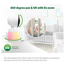 LEAPFROG LF2936FHD 5.5" Smart Video Baby Monitor - White - 6