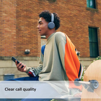 Sony WH-CH520 Wireless Bluetooth On-Ear Headphones - 50 Hours Battery, Quick Charge - Blue - 3