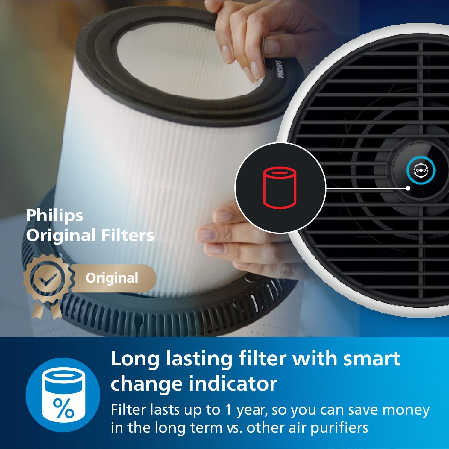 Philips Series 800 AC0820/30 Compact Air Purifier  - 5