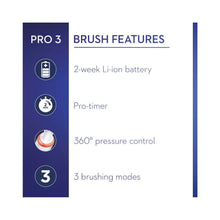  Oral-B Pro 3 3900 Black and Pink Electric Toothbrush Set - Gift Edition - 2