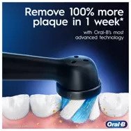 Oral-B iO3 Electric Toothbrushes Adults, 1 Toothbrush Head & Travel Case, 3 Modes With Teeth Whitening | Gift Edition - Black - 2
