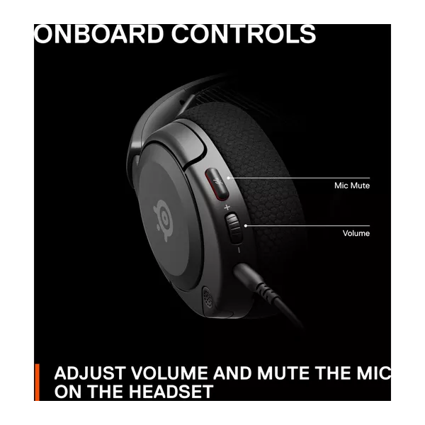 STEELSERIES Arctis Nova 1 - 7.1 Gaming Headset - Black - 10