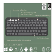 LOGITECH Pebble 2 Combo Wireless Keyboard & Mouse Set - Graphite - 4
