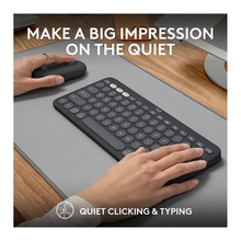 LOGITECH Pebble 2 Combo Wireless Keyboard & Mouse Set - Graphite - 6