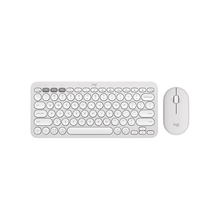 LOGITECH Pebble 2 Combo Wireless Keyboard & Mouse Set - Offwhite - 1