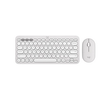 LOGITECH Pebble 2 Combo Wireless Keyboard & Mouse Set - Offwhite - 1
