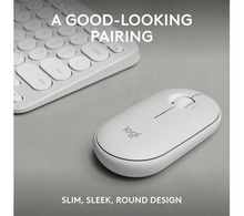 LOGITECH Pebble 2 Combo Wireless Keyboard & Mouse Set - Offwhite - 2