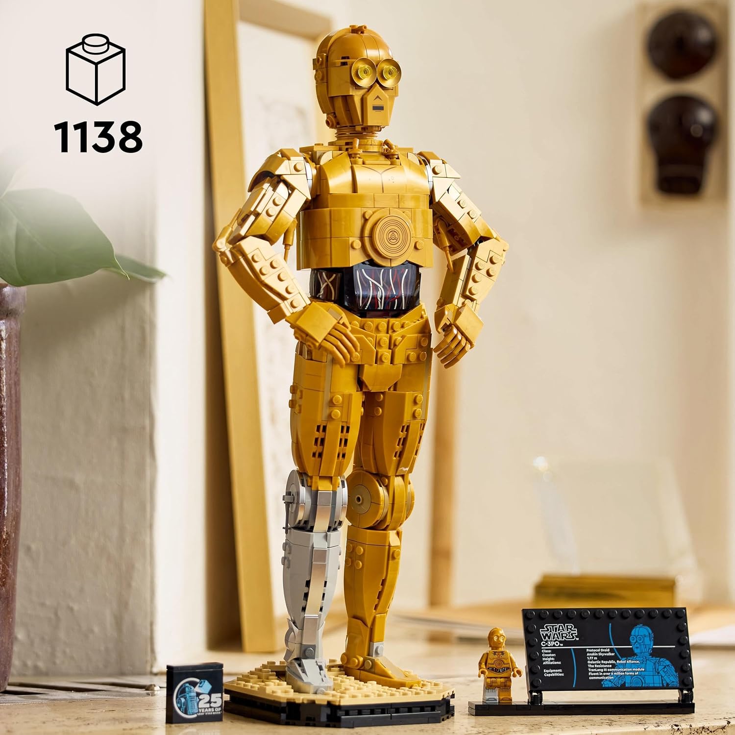  LEGO Star Wars C-3PO Droid Figure Building Set - 75398 - 2