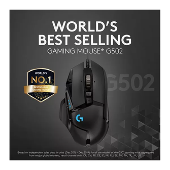 LOGITECH G502 Hero Optical Gaming Mouse - 2