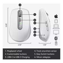 LOGITECH MX Anywhere 3 for Mac - Pale Grey - 6