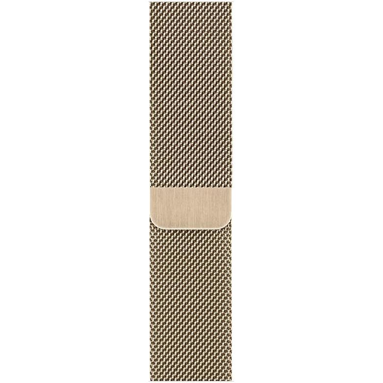 Apple Watch 44mm Milanese Loop Strap, Gold - 1
