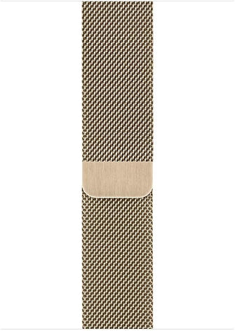 Apple Watch 44mm Milanese Loop Strap, Gold - 1