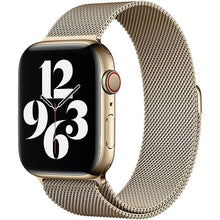 Apple Watch 44mm Milanese Loop Strap, Gold - 2