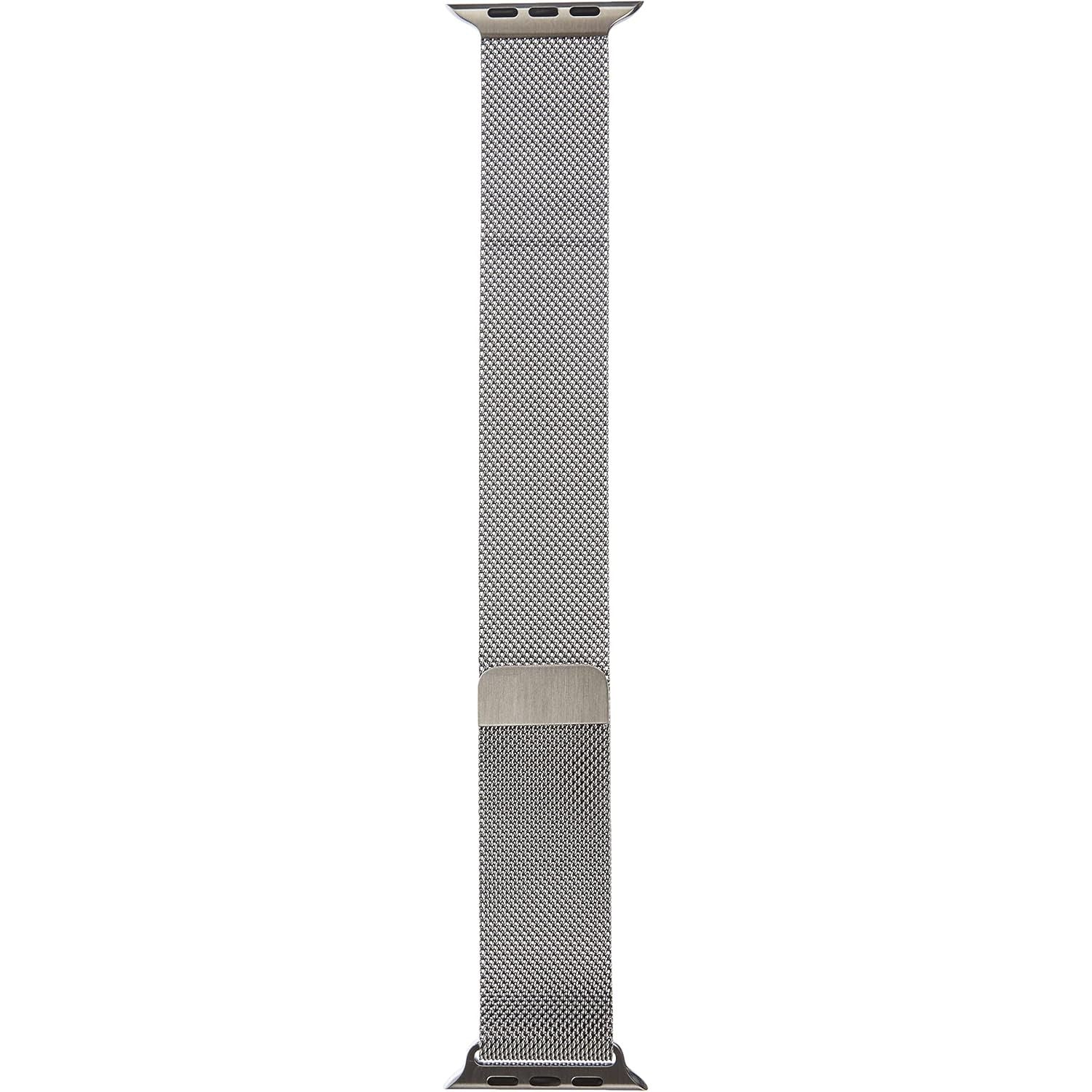 Milanese Loop – Silver Apple Watch Strap - 2