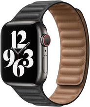 Apple Watch Leather Link (40mm) - Black - Small - 1