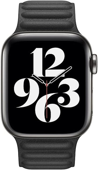 Apple Watch Leather Link (40mm) - Black - Small - 2