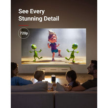 NEBULA by Anker Mars II Pro - Mini Portable Projector, 500 ANSI Lumen, Black, 720p Image Quality, 40-100 Inch Display, Ideal for Home Entertainment and Movies - 6