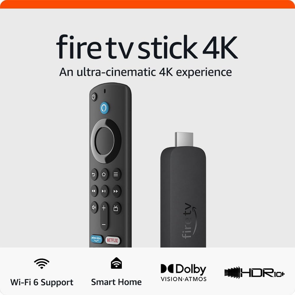 Amazon Fire TV Stick 4K Ultra HD (2nd Gen), Streaming Device with Alexa Voice Remote - 2