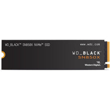 WD_BLACK SN850X 1TB NVMe M.2 2280 SSD - PCIe Gen4, 7300 MB/s Read, 6300 MB/s Write, Gaming Expansion - Black - 1