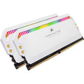 Corsair DOMINATOR PLATINUM RGB DDR4 16GB (2x8GB) 3600MHz C18 Desktop Memory (12 Ultra-Bright CAPELLIX RGB LEDs, Patented CORSAIR DHX Cooling, Wide Compatibility, Intel XMP 2.0) - White - 2
