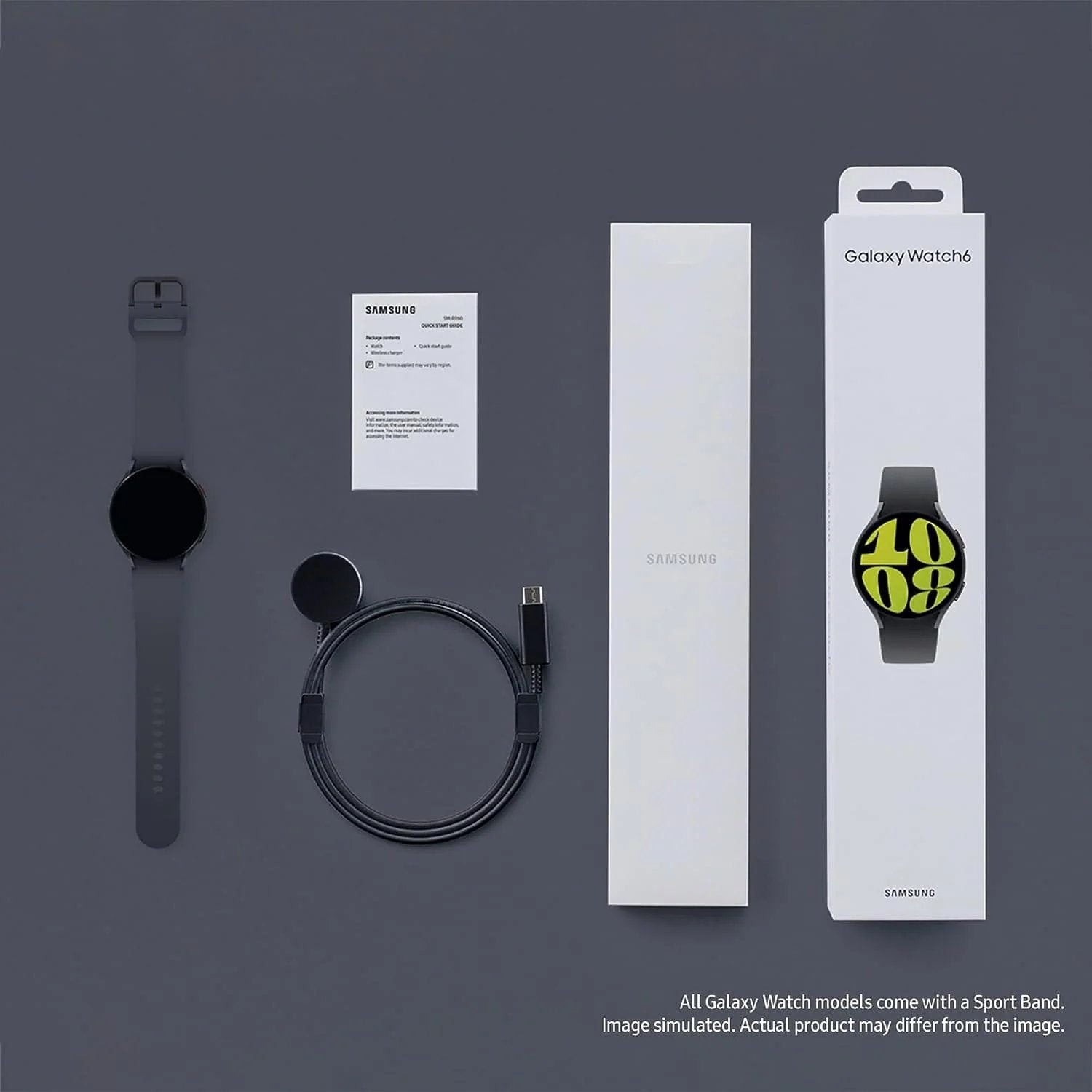 Samsung Galaxy Watch6 BT 44mm Smart Watch - Graphite - 7
