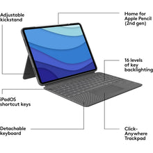 Logitech Combo Touch Keyboard Case with Trackpad for iPad Pro 12.9-inch (6th generation) - Grey - 4