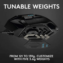 Logitech G502 Hero Wired Gaming Mouse - Black - 8
