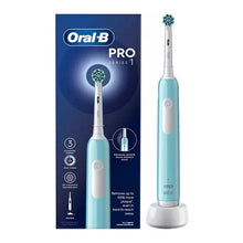 ORAL B Pro 1 Cross Action Electric Toothbrush - Blue - 1