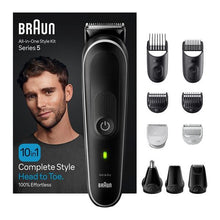 BRAUN MGK5440 Wet & Dry 10-in-1 Styling Kit - Black & Grey - 1