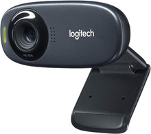 Logitech C310 HD Webcam, HD 720p/30fps, HD Light Correction, Noise-Reducing Mic - Black - 1
