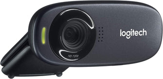 Logitech C310 HD Webcam, HD 720p/30fps, HD Light Correction, Noise-Reducing Mic - Black - 2