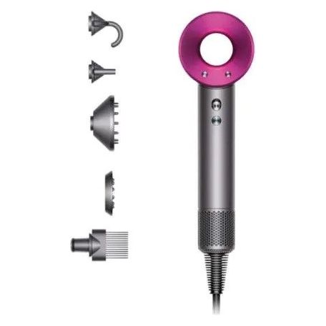 Dyson Supersonic - HD08 Hair Dryer (5 Attachments) - Iron/fuchsia - 1