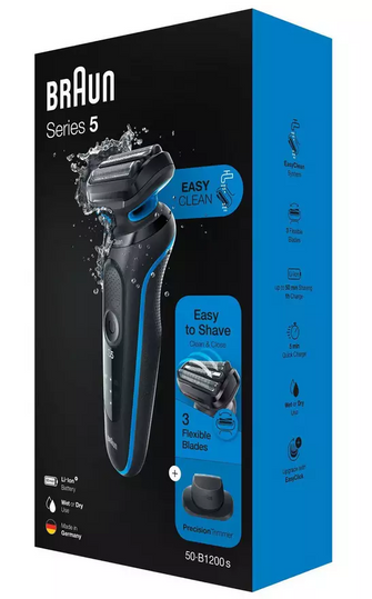 Braun Series 5 Wet & Dry Electric Shaver 50 B1200s - 6